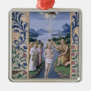 Baptism of Christ Metal Ornament