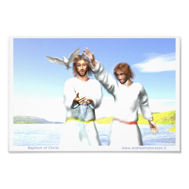 Baptism of Christ Photo Print (Front)