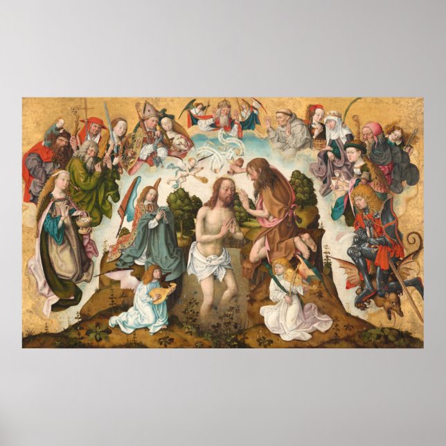 Baptism of Christ - St Bartholomew Fine Art Poster (Front)