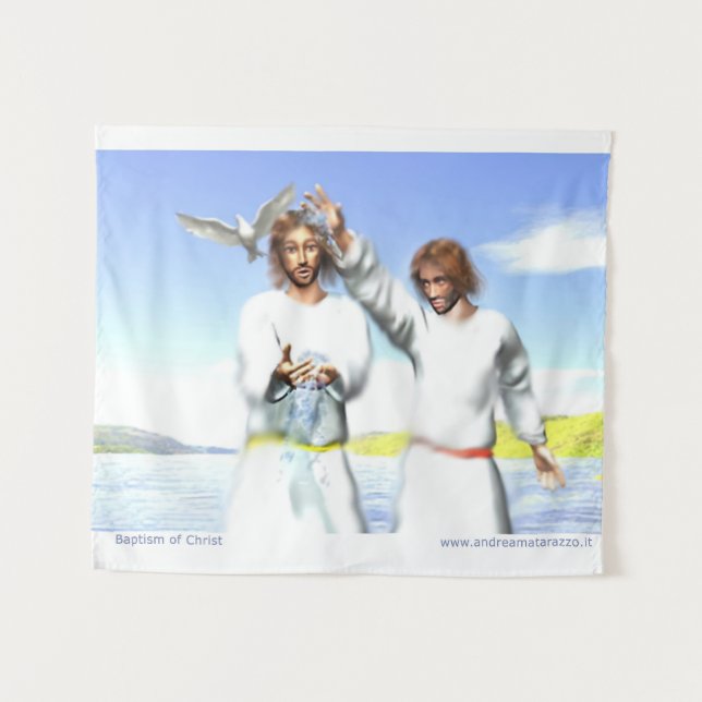Baptism of Christ Tapestry (Front (Horizontal))