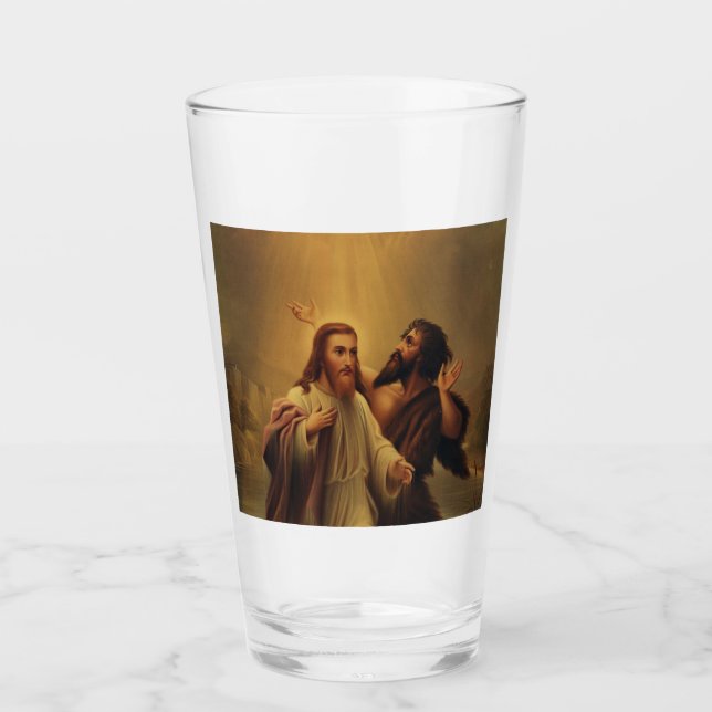 Baptism of Jesus Christ Glass (Front)