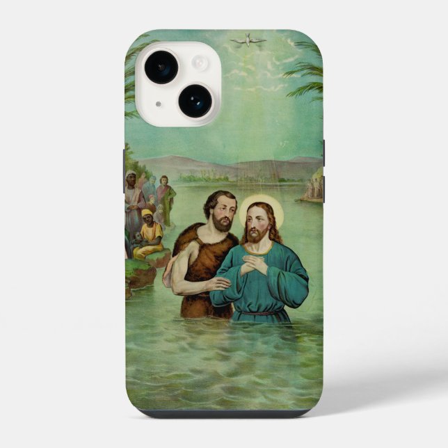 Baptism of Jesus Christ iPhone Case (Back)