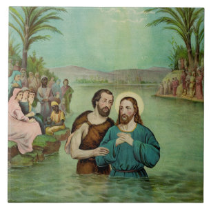 Baptism of Jesus Christ Tile