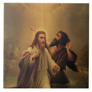 Baptism of Jesus Christ Tile