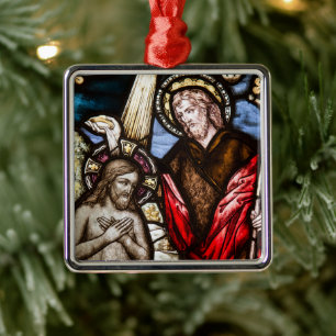 Baptism of Jesus Metal Ornament