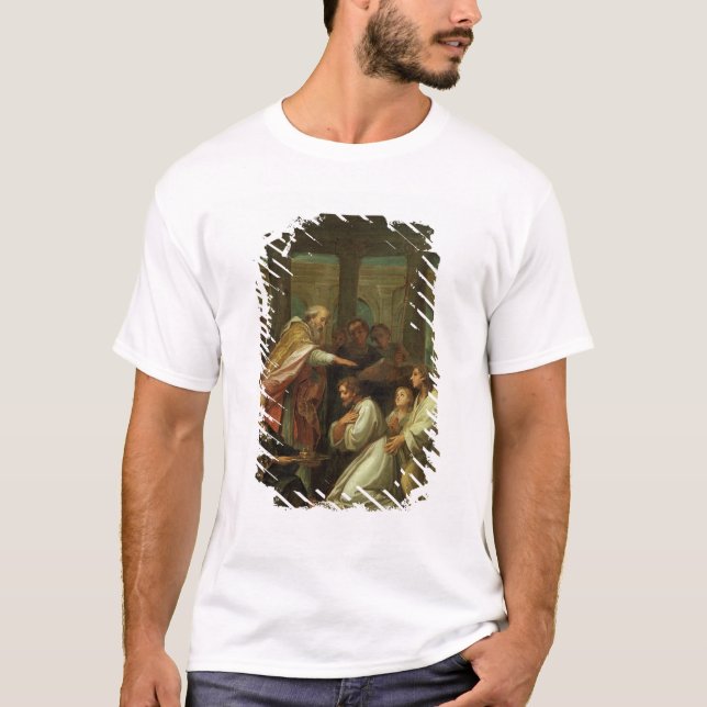 Baptism of St. Augustine T-Shirt (Front)