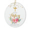 Baptism Ornament God Bless Baby Girl Ornament