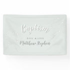 Baptism Rosary on Powdered Blue