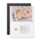 Baptism Simple and Modern Photo Cross Thank You