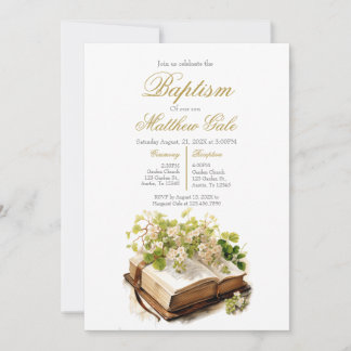 baptism with bible  invitation