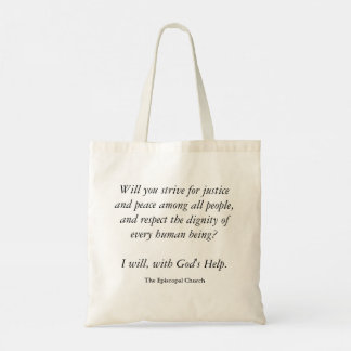 Baptismal Covenant, Episcopal Pride Tote Bag