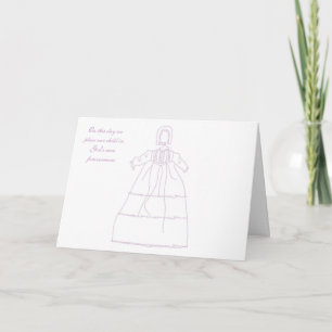 Baptismal Gown Invitation