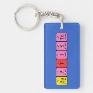 Baptiste periodic table name keyring