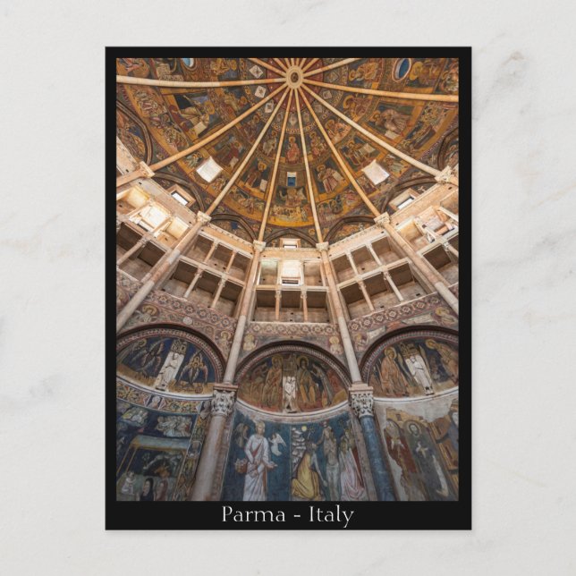 Baptistère de Parme, Italie Carte postale (Devant)