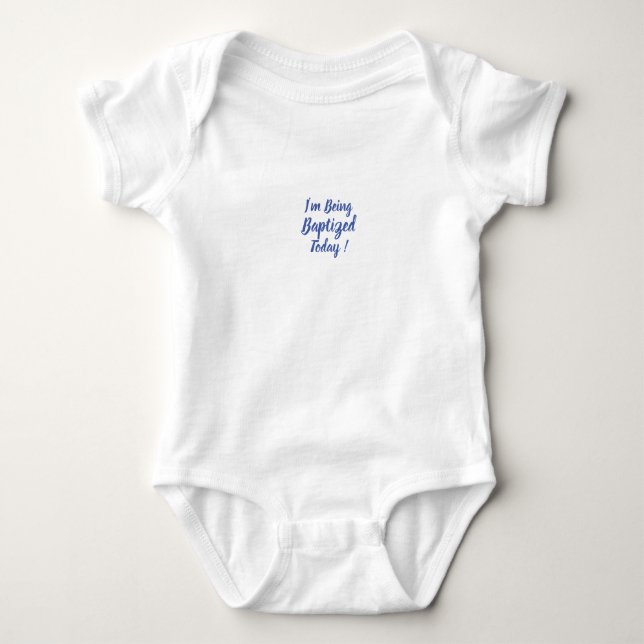 Baptized Baby Boy under shirt (Front)