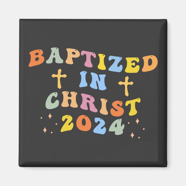 Baptized in Christ Magnet (Front)