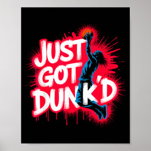 Baptized Jesus Just Got Dunked Baptism  Poster