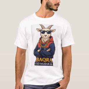 Baqra Eid Mubarak Goat T-shirt design -Cool Hoo -s
