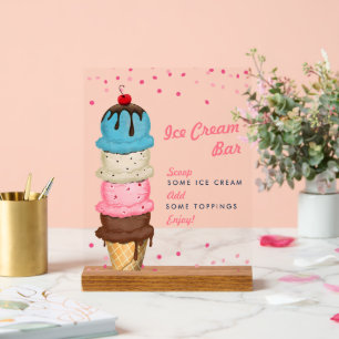 Bar à glace d'été Fête des mariées