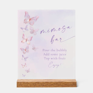 Bar à Mimosa pour une Mariée Papillon