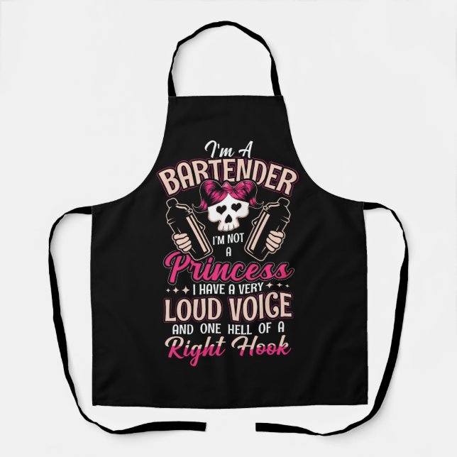 Bar And Pub Owner Saying Mixologist Bartender Loud Apron (Front)
