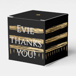 Bar Bat Mitzvah Gold Tallit Classic Favor Box