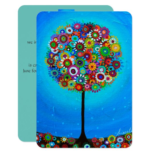 Bar Bat Mitzvah TREE OF LIFE invitations