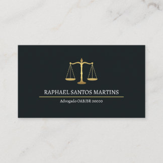 Bar Business Card - Black and White
