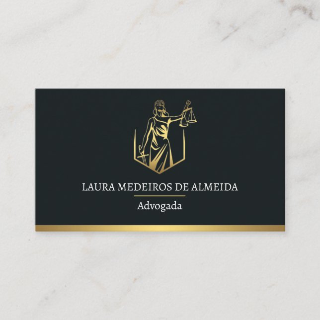 Bar Business Card - Black and White (Front)
