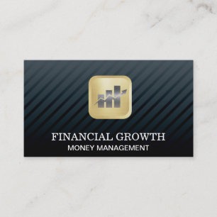 Bar Chart Stocks Fin Tech Business Card