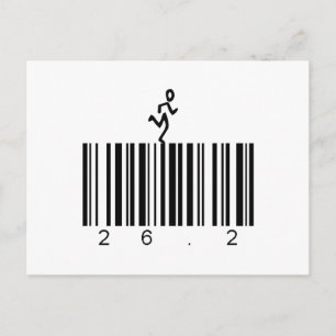 Bar Code 26.2 Postcard