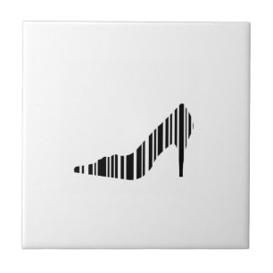 Bar code shoe tile