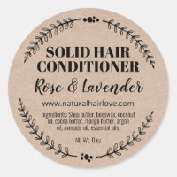 Bar Conditionneur Kraft Solide, Étiquettes
