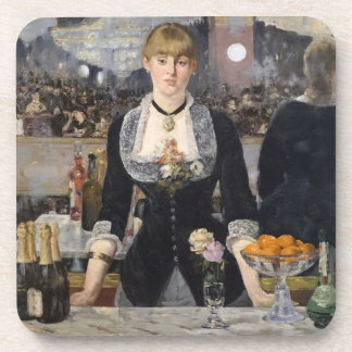 Bar Girl at the Folies Bergere France Coaster