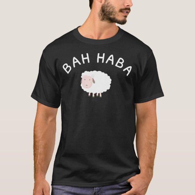 Bar Harbor Maine, Bah Haba Sheep Essential T-Shirt (Front)