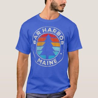 Bar Harbor Maine ME Vintage  Retro 70s  T-Shirt
