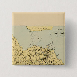 Bar Harbour 2 Inch Square Button