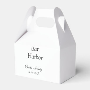 Bar Harbour bachelorette party bridesmaid wedding Favor Box