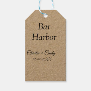 Bar Harbour bachelorette party bridesmaid wedding Gift Tags