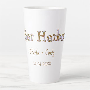 Bar Harbour bachelorette party bridesmaid wedding Latte Mug