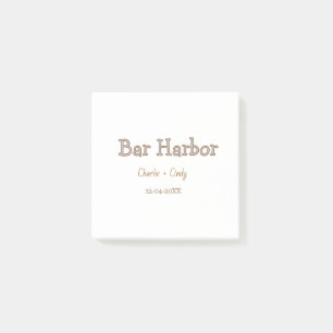 Bar Harbour bachelorette party bridesmaid wedding  Post-it Notes