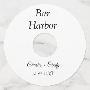 Bar Harbour bachelorette party bridesmaid wedding  Wine Glass Tag