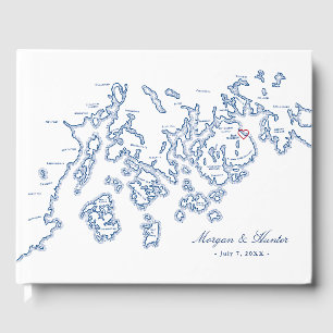 Bar Harbour Guest Book - Penobscot Bay Maine Map