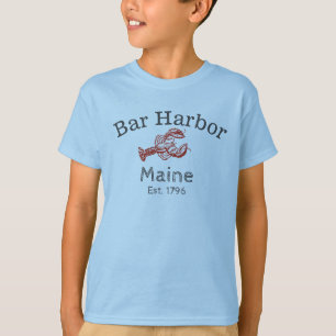 Bar Harbour Maine Lobster Tee, boy's T-Shirt