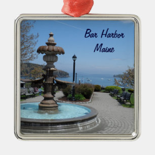 Bar Harbour, Maine Metal Ornament