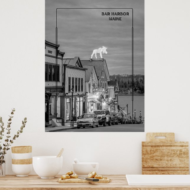 Bar Harbour, Maine Poster (Kitchen)