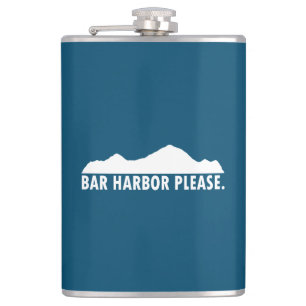 Bar Harbour Please Hip Flask