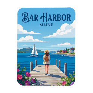 Bar Harbour USA Magnet