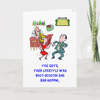 Bar-Hoppin - Anniversary Card