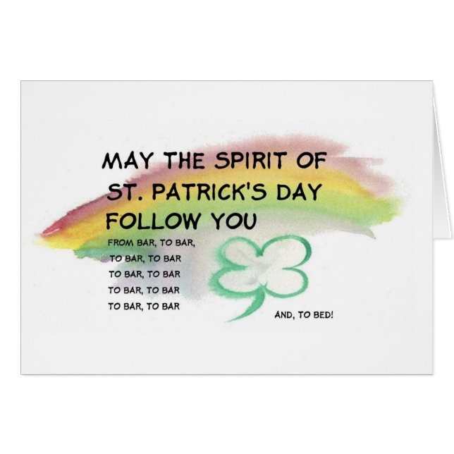 Bar Hopping Card by Brownielocks (Front Horizontal)